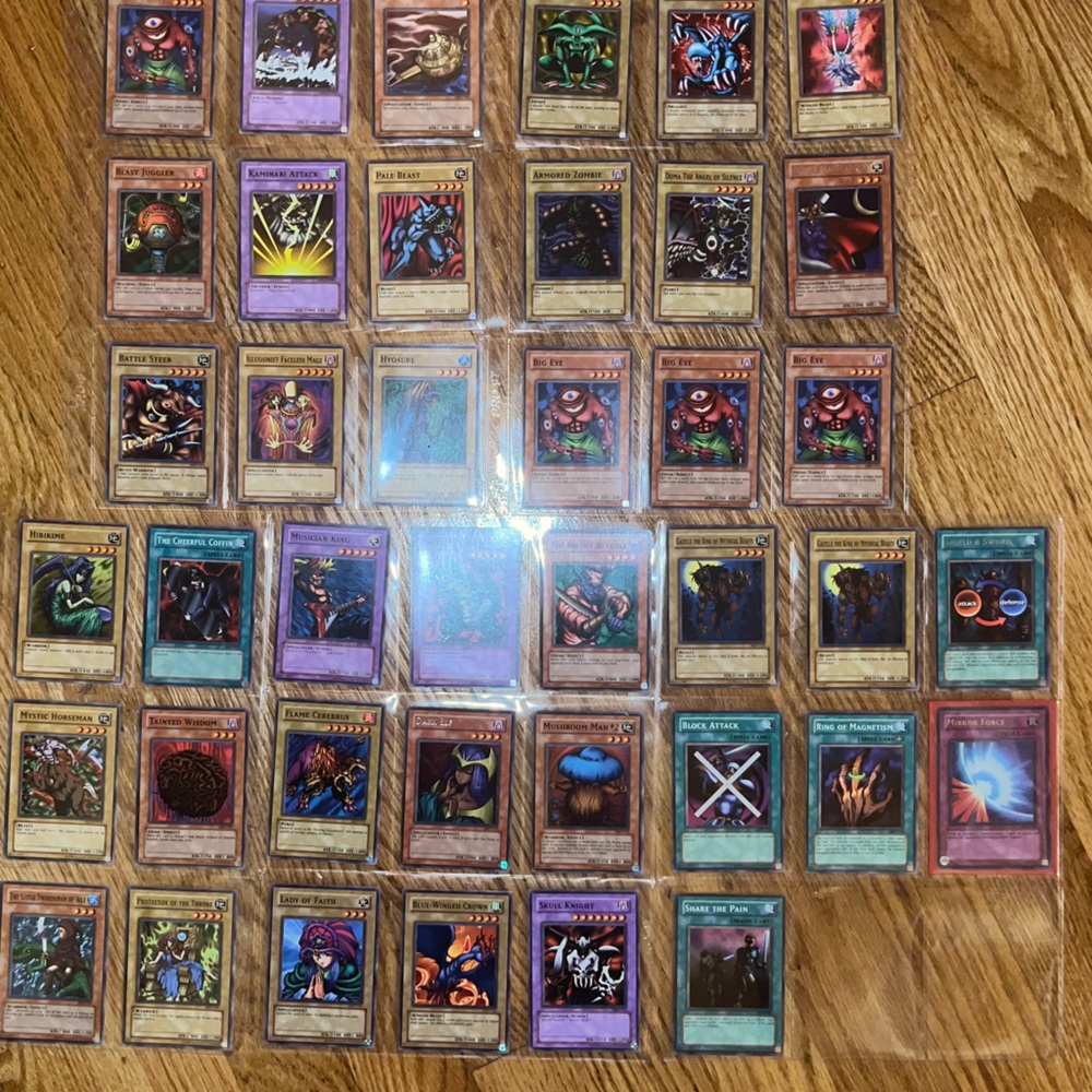 Yugioh Metal Raiders cards 43 in total.